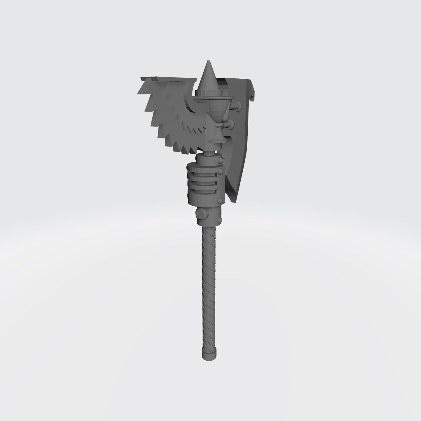Sanguis Warrior Order Type S Energy Axe custom resin close combat weapon compatible with McFarlane Toys 7-inch armored action figures