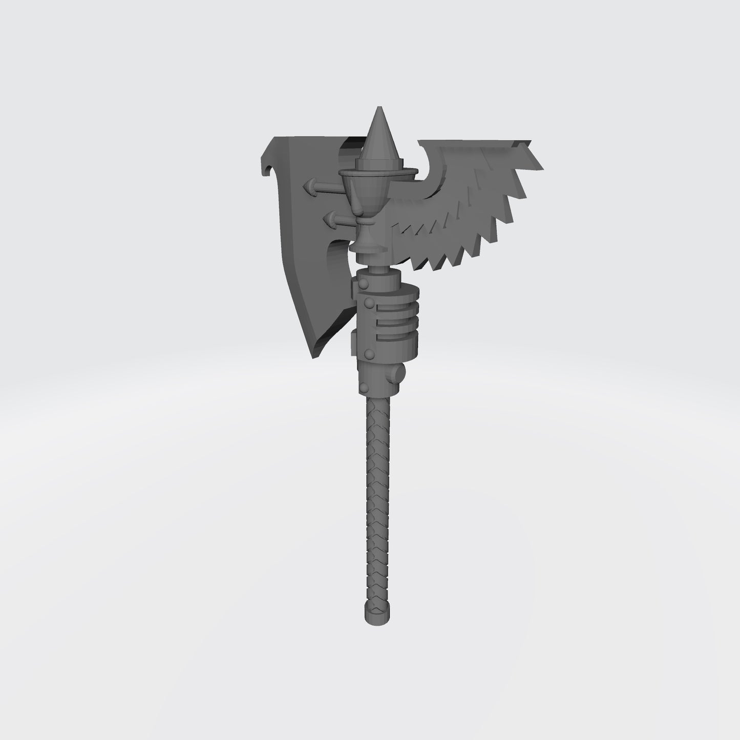 Sanguis Warrior Order Type S Energy Axe custom resin close combat weapon compatible with McFarlane Toys 7-inch armored action figures