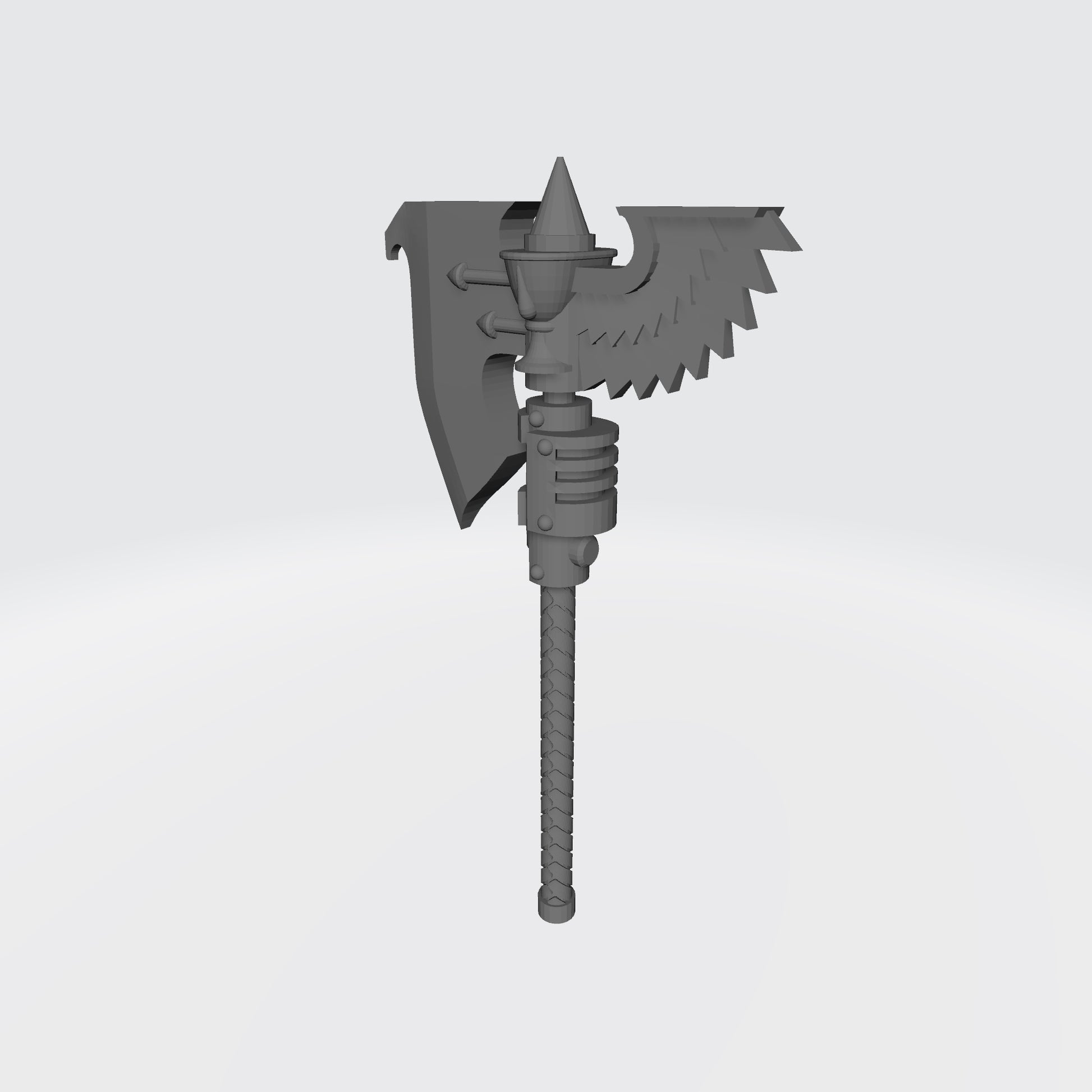Sanguis Warrior Order Type S Energy Axe custom resin close combat weapon compatible with McFarlane Toys 7-inch armored action figures