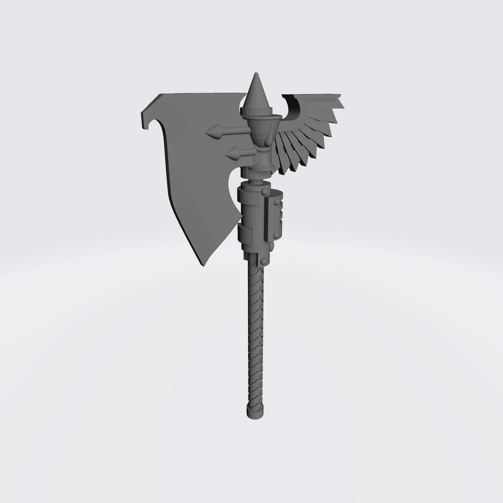 Sanguis Warrior Order Type S Energy Axe custom resin close combat weapon compatible with McFarlane Toys 7-inch armored action figures