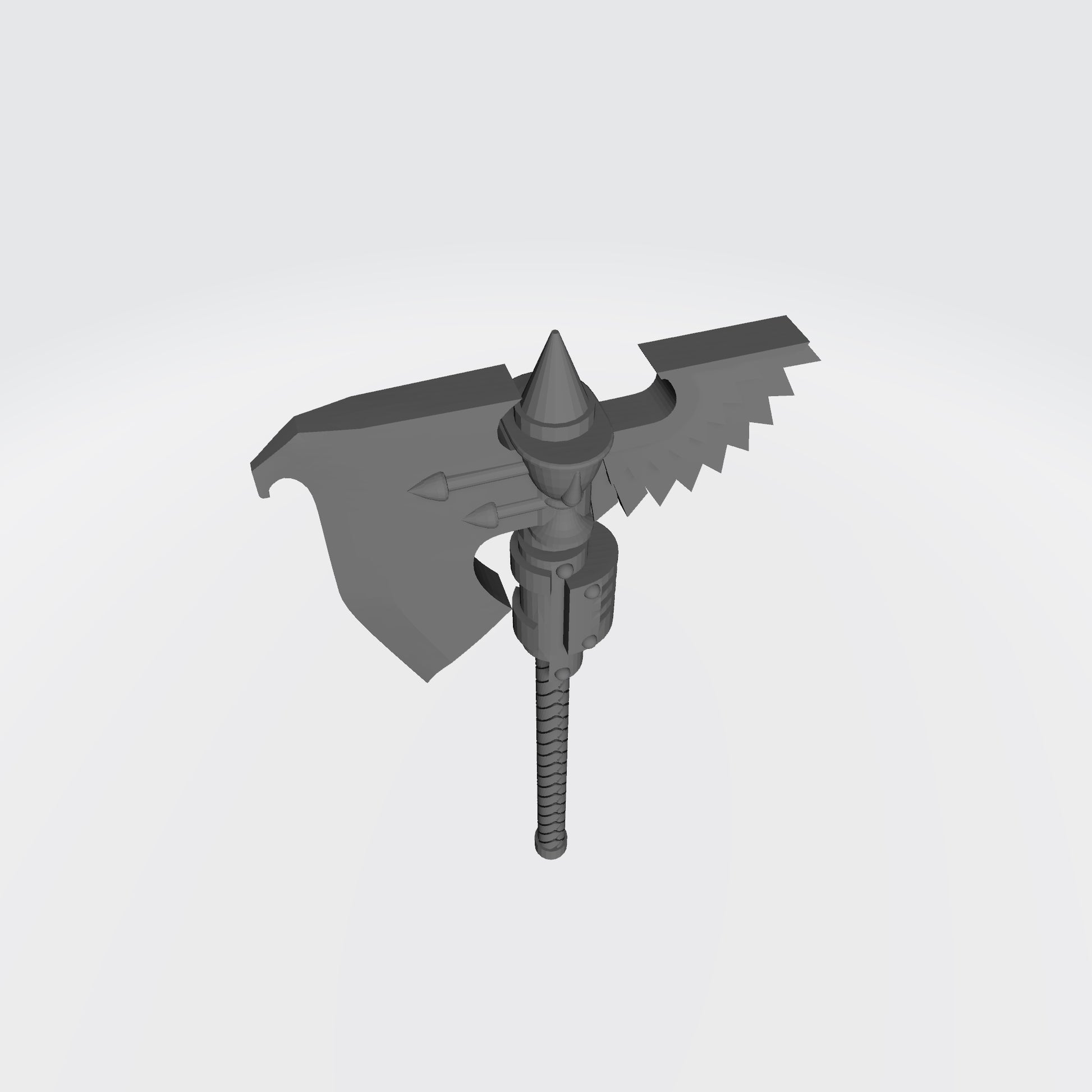 Sanguis Warrior Order Type S Energy Axe custom resin close combat weapon compatible with McFarlane Toys 7-inch armored action figures