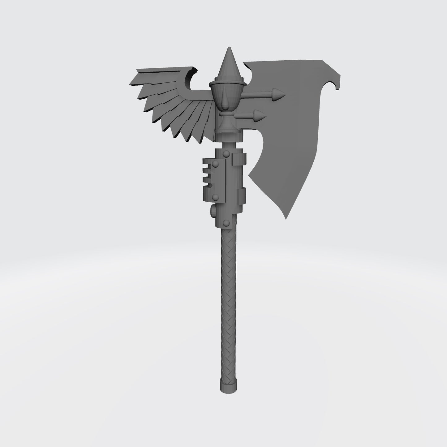 Sanguis Warrior Order Type S Energy Axe custom resin close combat weapon compatible with McFarlane Toys 7-inch armored action figures