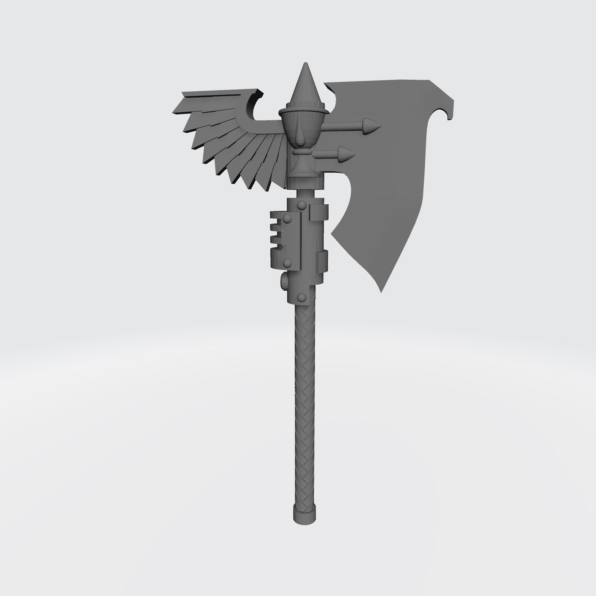 Sanguis Warrior Order Type S Energy Axe custom resin close combat weapon compatible with McFarlane Toys 7-inch armored action figures