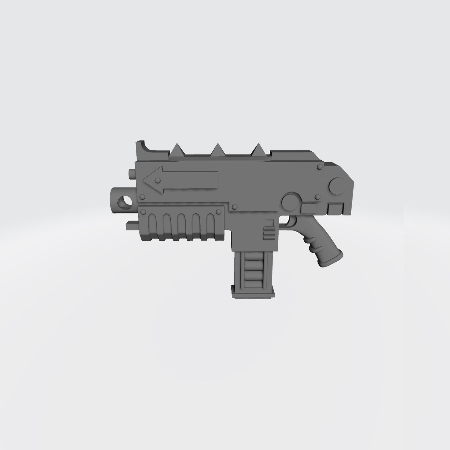 Scavenger Warrior Combat Rifle with Straight Magazine compatible with McFarlane Toys 7-inch armored action figures