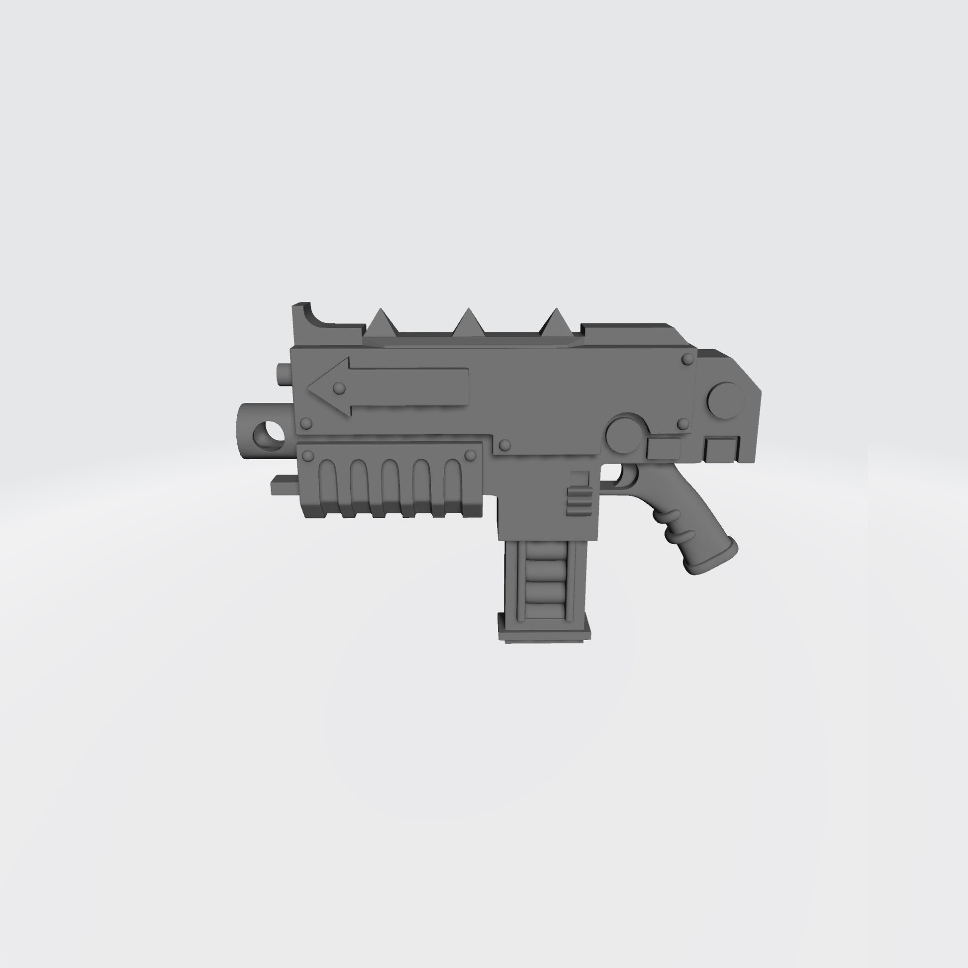 Scavenger Warrior Combat Rifle with Straight Magazine compatible with McFarlane Toys 7-inch armored action figures