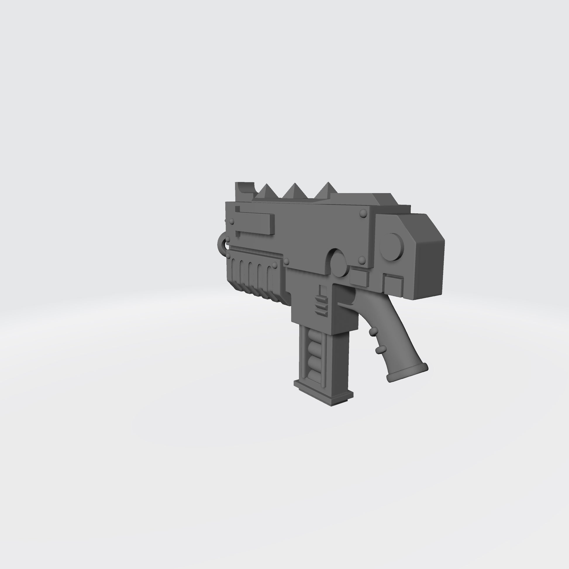 Scavenger Warrior Combat Rifle with Straight Magazine compatible with McFarlane Toys 7-inch armored action figures