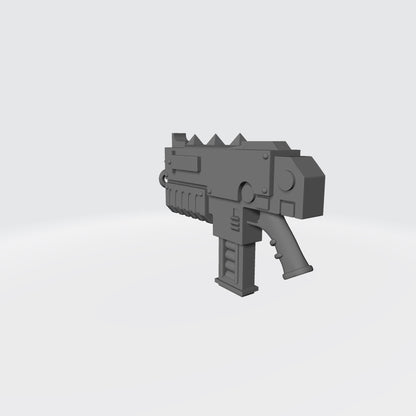 Scavenger Warrior Combat Rifle with Straight Magazine compatible with McFarlane Toys 7-inch armored action figures