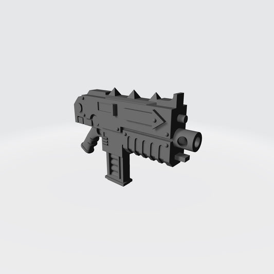 Scavenger Warrior Combat Rifle with Straight Magazine compatible with McFarlane Toys 7-inch armored action figures