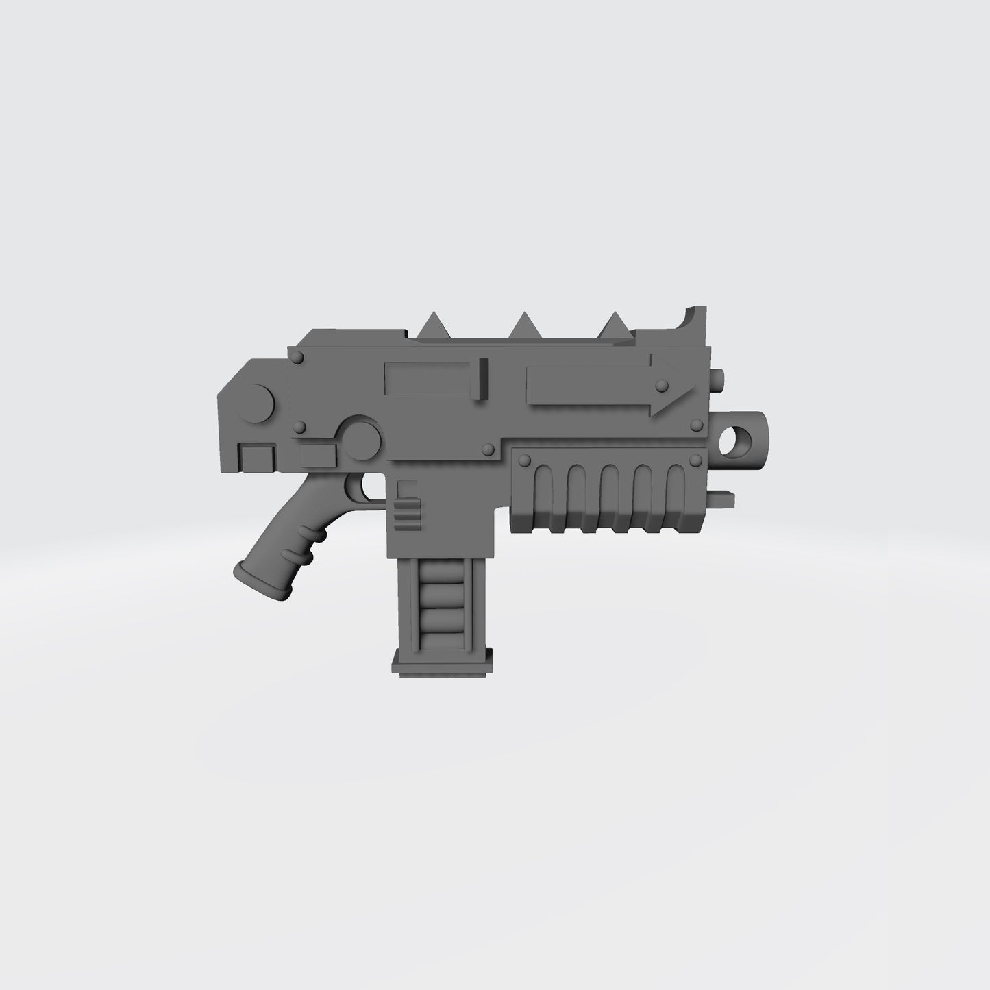 Scavenger Warrior Combat Rifle with Straight Magazine compatible with McFarlane Toys 7-inch armored action figures