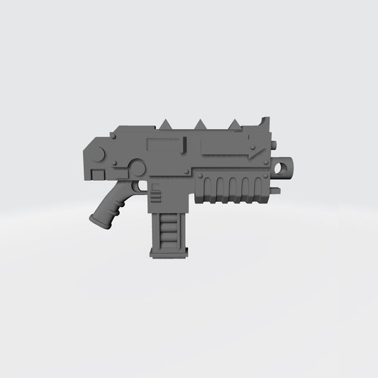 Scavenger Warrior Combat Rifle with Straight Magazine compatible with McFarlane Toys 7-inch armored action figures