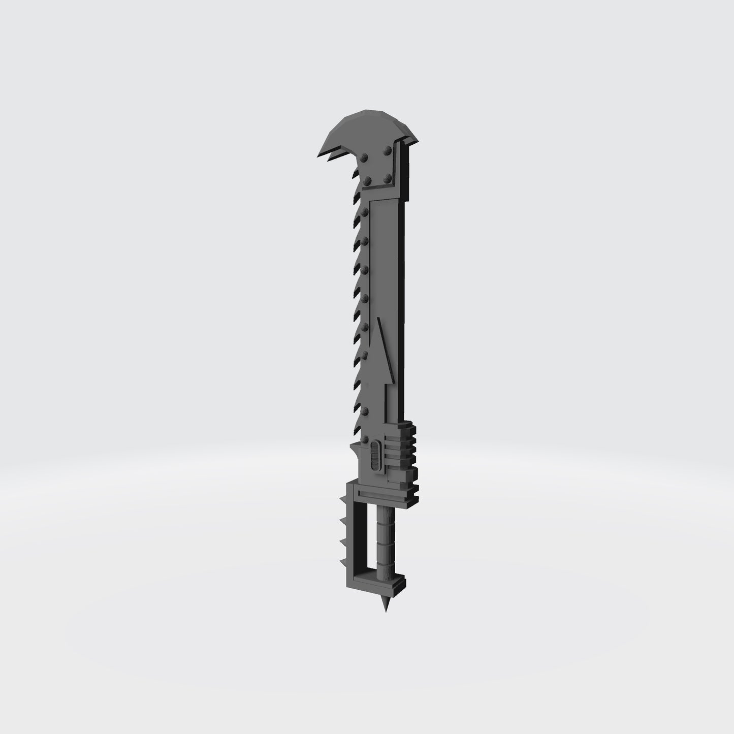 Scavenger Warrior Ravager Roto Sword custom resin chain blade weapon compatible with McFarlane Toys 7-inch armored action figures