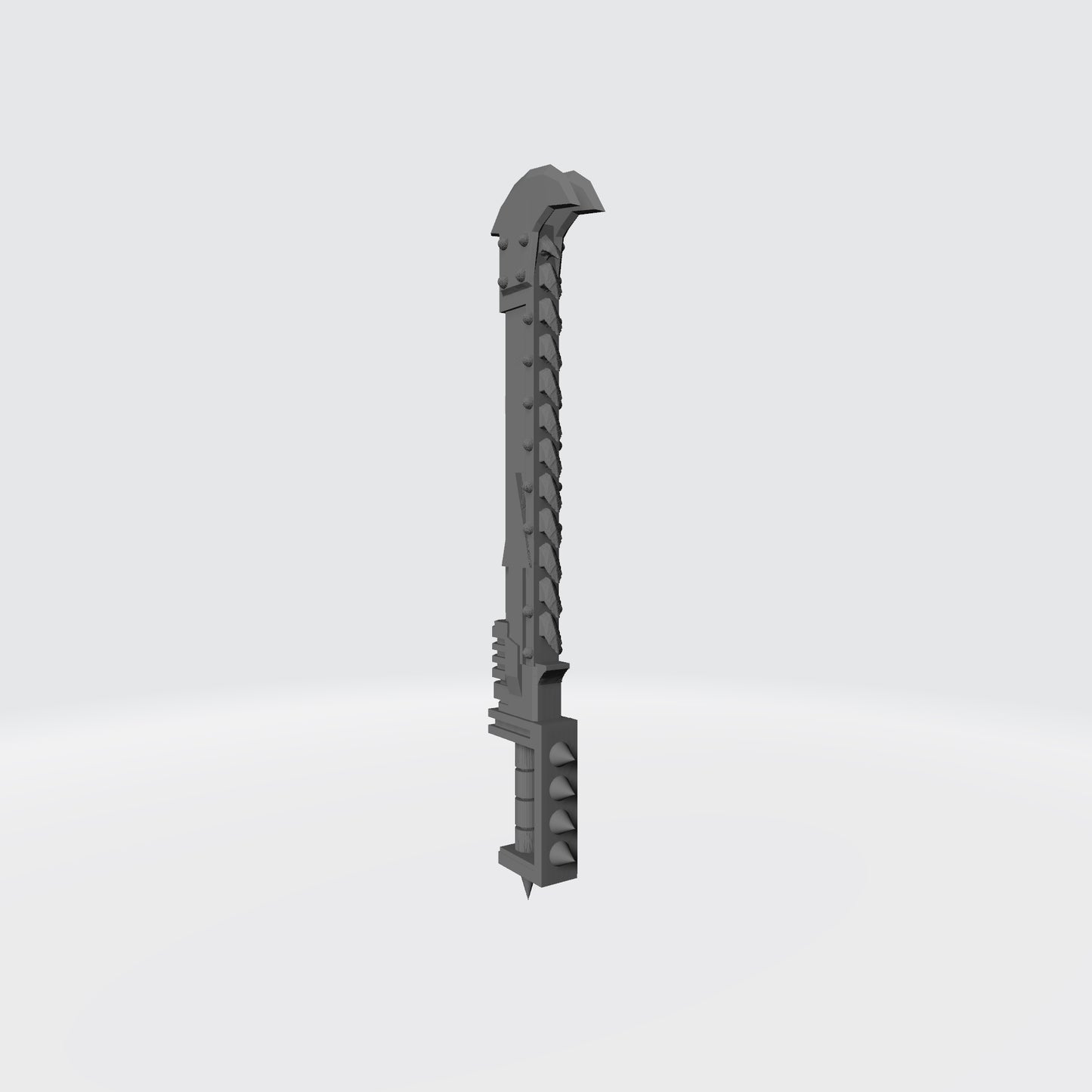 Scavenger Warrior Ravager Roto Sword custom resin chain blade weapon compatible with McFarlane Toys 7-inch armored action figures