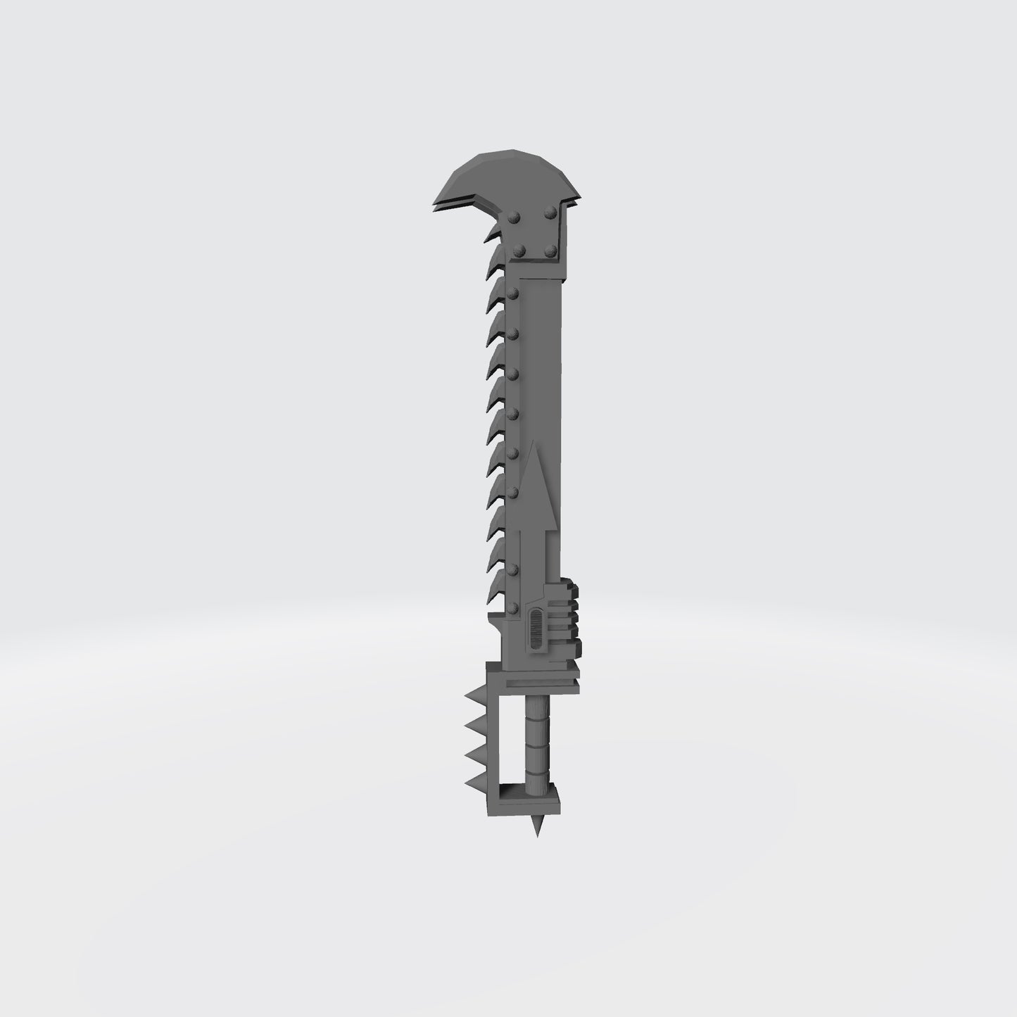 Scavenger Warrior Ravager Roto Sword custom resin chain blade weapon compatible with McFarlane Toys 7-inch armored action figures