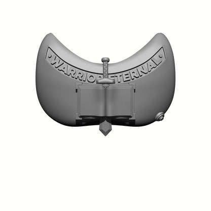 Custom resin Shadow Inquisitors Warrior Order Warrior Eternal V2 Chest Armor with Valve compatible with McFarlane Toys 7-inch armored action figures.