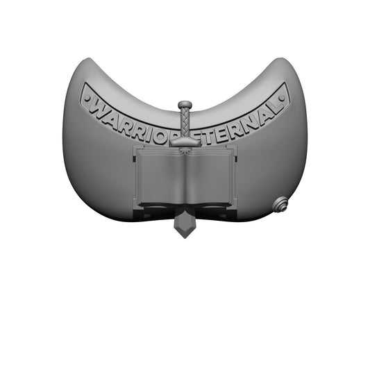 Custom resin Shadow Inquisitors Warrior Order Warrior Eternal V2 Chest Armor with Valve compatible with McFarlane Toys 7-inch armored action figures.