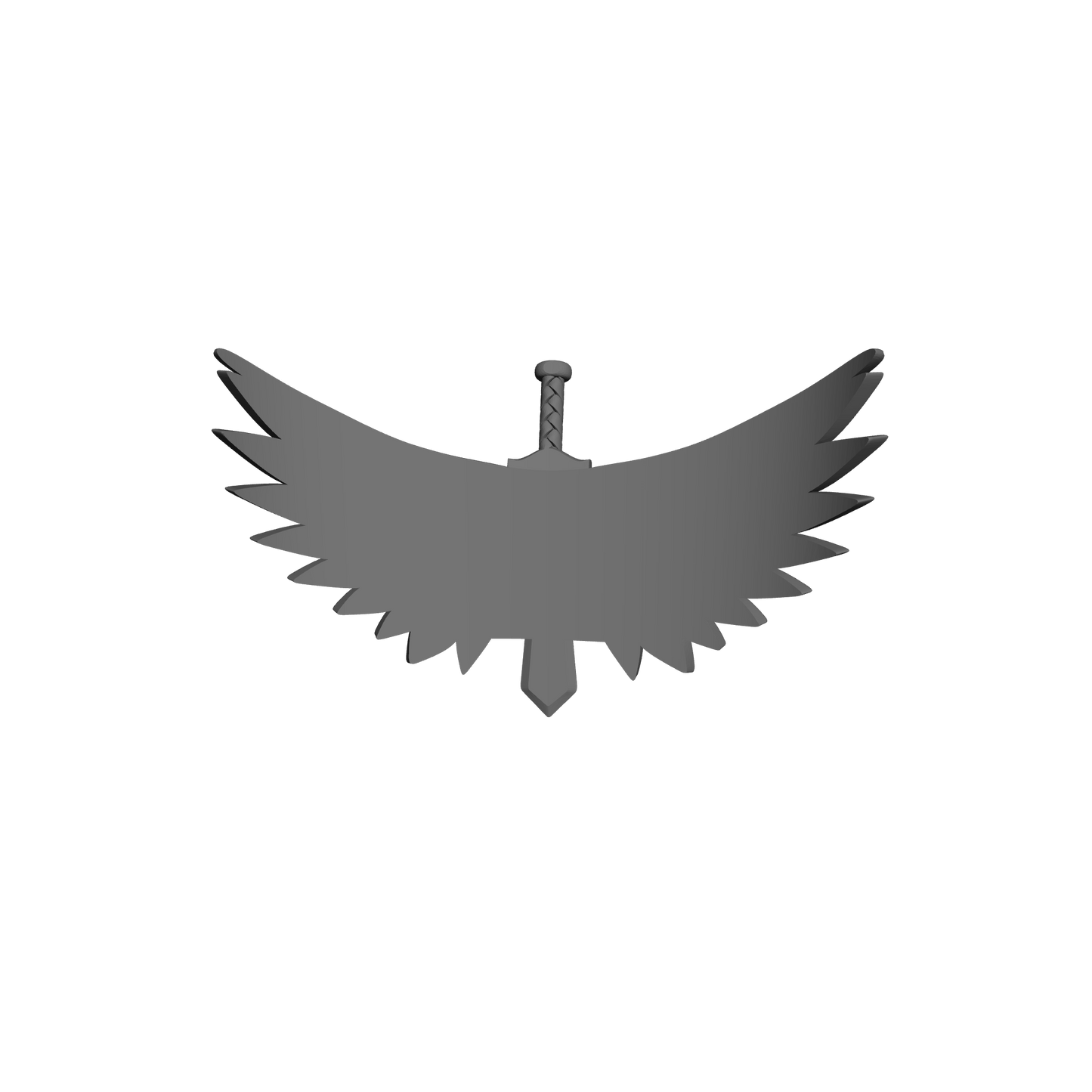Custom resin Shadow Inquisitors Warrior Order Chest Decal with Wings compatible with McFarlane Toys 7-inch armored action figures.