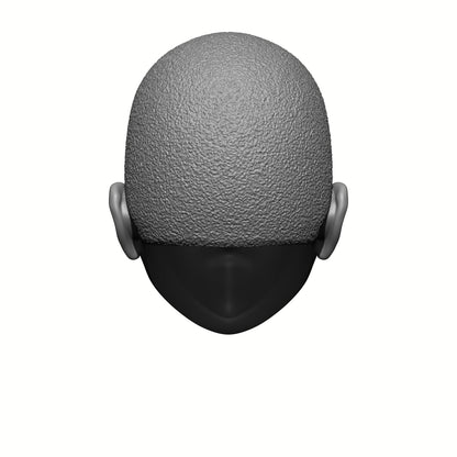Sisters of Valor Warrior Order bald head with stubble custom resin head swap compatible with McFarlane Toys 7-inch armored action figures