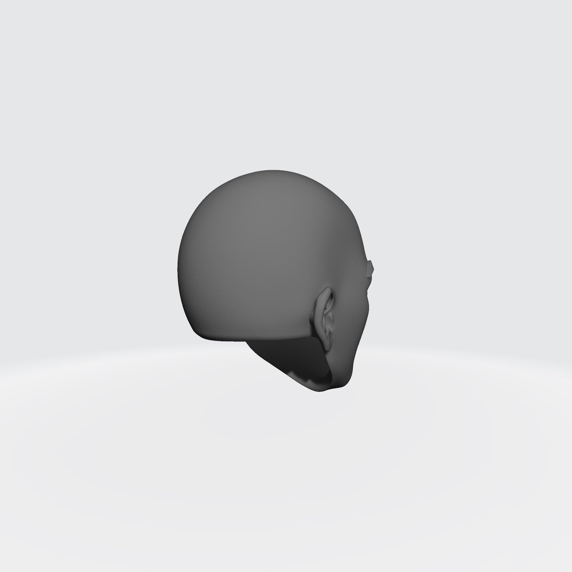 Sisters of Valor Warrior Order bald head with fleur-de-lis on left cheek compatible with McFarlane Toys 7-inch armored action figures