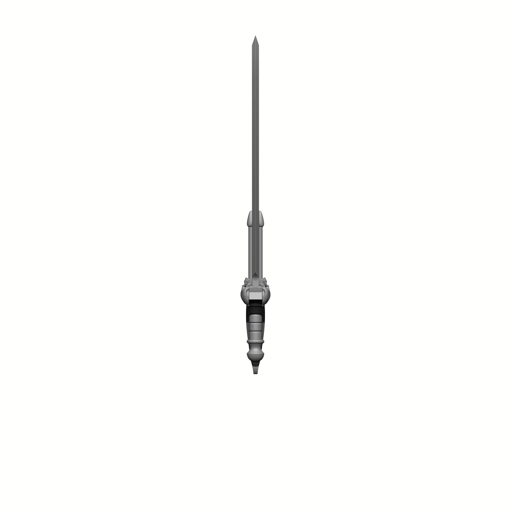 Sisters of Valor Warrior Order Ceremonial Energy Sword compatible with McFarlane Toys 7-inch armored action figures