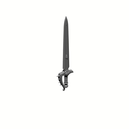 Sisters of Valor Warrior Order Ceremonial Energy Sword compatible with McFarlane Toys 7-inch armored action figures