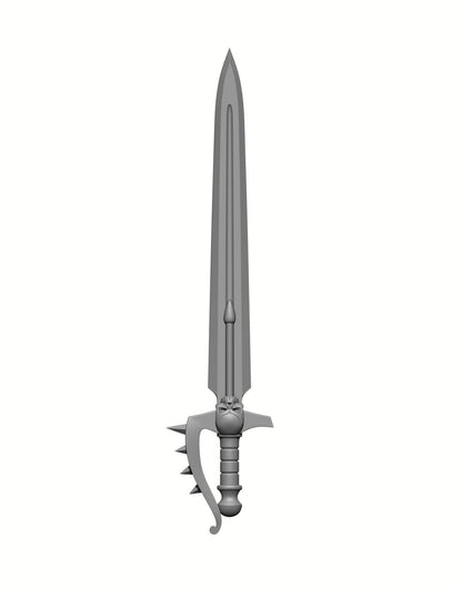 Sisters of Valor Warrior Order Ceremonial Energy Sword compatible with McFarlane Toys 7-inch armored action figures