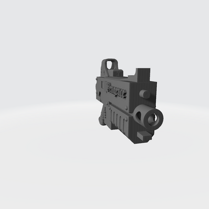 Sisters of Valor Warrior Order Bolter Faith and Vengeance resin weapon with holographic sight compatible with McFarlane 1:12 scale figures