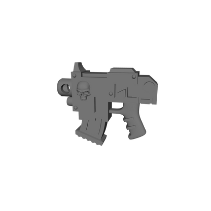 Sisters of Valor Warrior Order Strike Pistol with Relic Emblem custom resin weapon compatible with McFarlane Toys 7-inch armored action figures