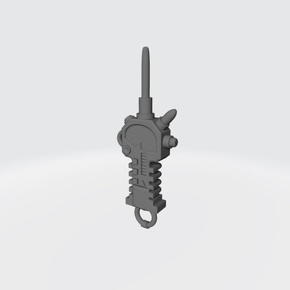Tactical Multi-Scanner with Belt Hook custom resin accessory compatible with McFarlane Toys 1:12 scale armored action figures
