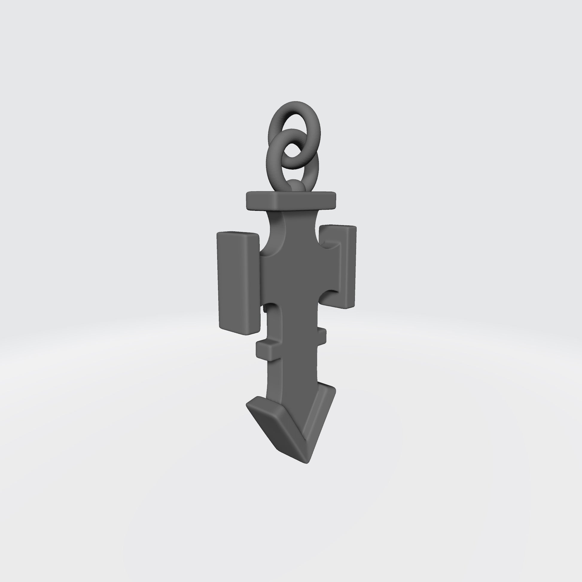 Talisman Cross Reliquary Belt Relic custom resin accessory compatible with McFarlane Toys 1:12 scale armored action figures featuring a gothic cross ornament and belt connector hook.