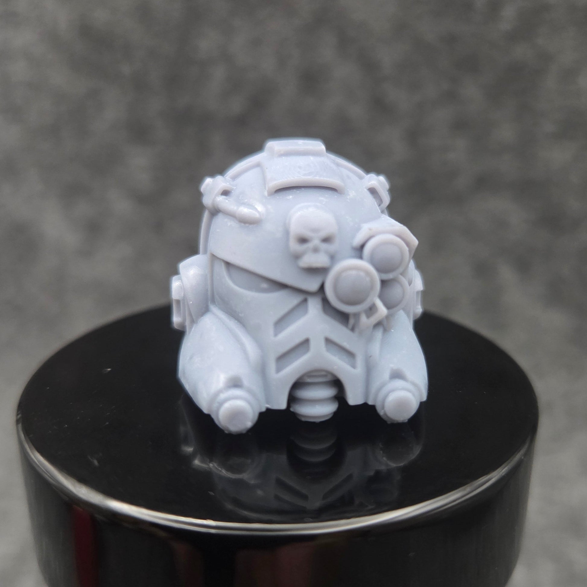 Tech Engineer Warrior Order Type 10 Helmet with Optic compatible with McFarlane Toys 1:12 scale armored action figures