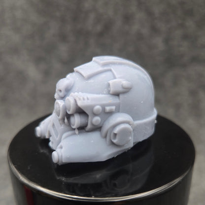 Tech Engineer Warrior Order Type 10 Helmet with Optic compatible with McFarlane Toys 1:12 scale armored action figures
