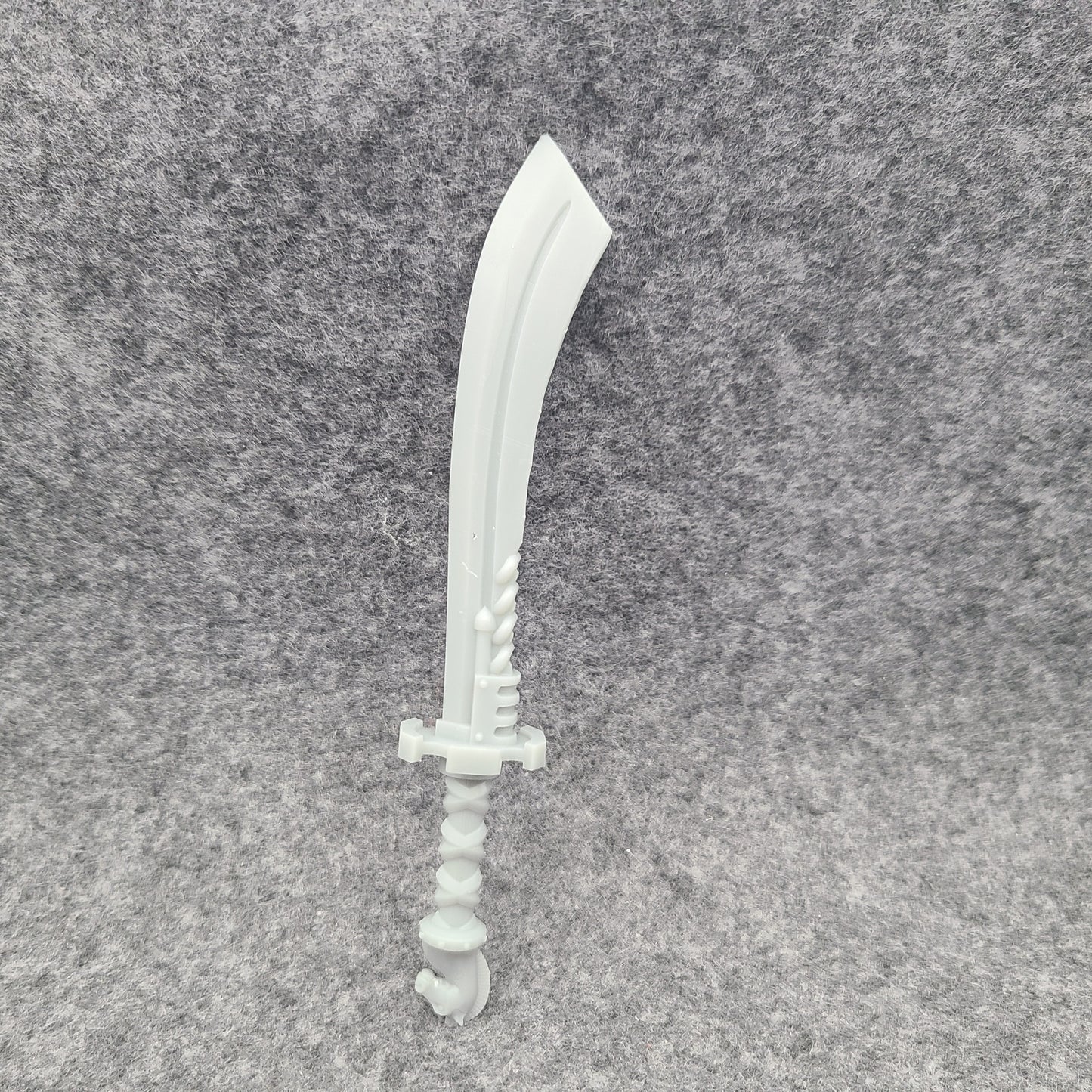 Tempest Warrior Order Energy Sword Falchion with Horse Pommel compatible with McFarlane Toys 7-inch armored action figures custom resin weapon