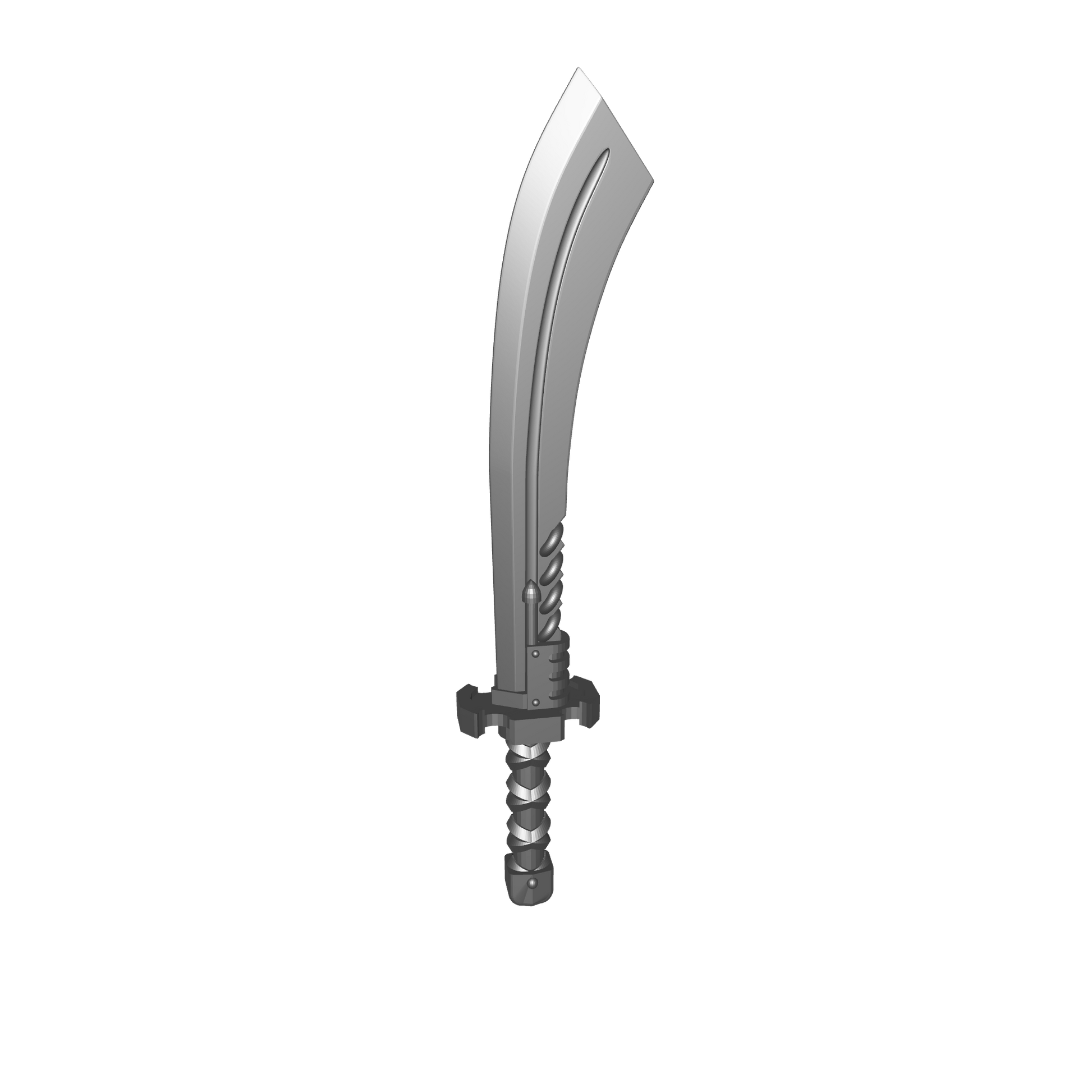 Tempest Warrior Order Energy Sword Falchion compatible with McFarlane Toys 7-inch armored action figures custom resin weapon