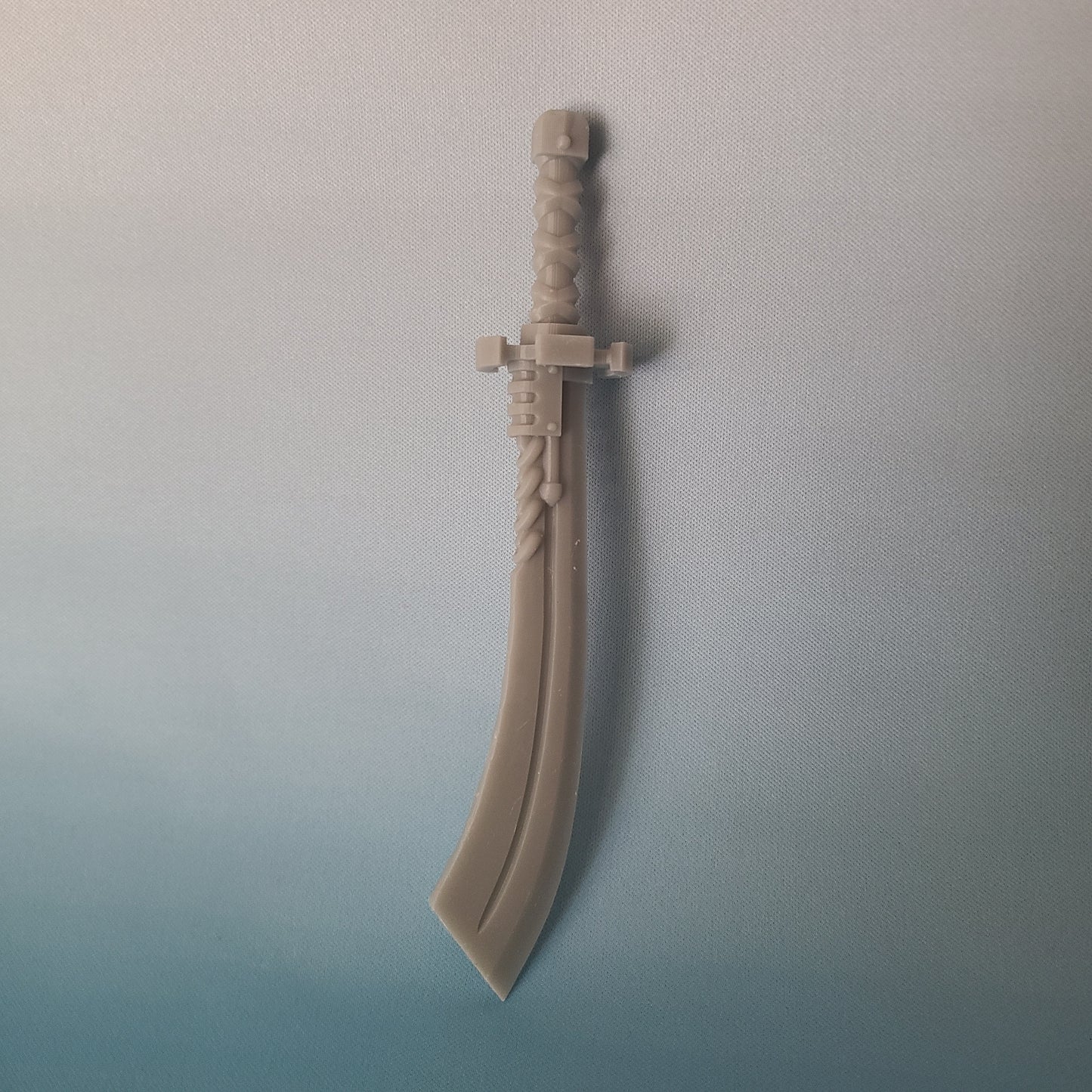Tempest Warrior Order Energy Sword Falchion compatible with McFarlane Toys 7-inch armored action figures custom resin weapon