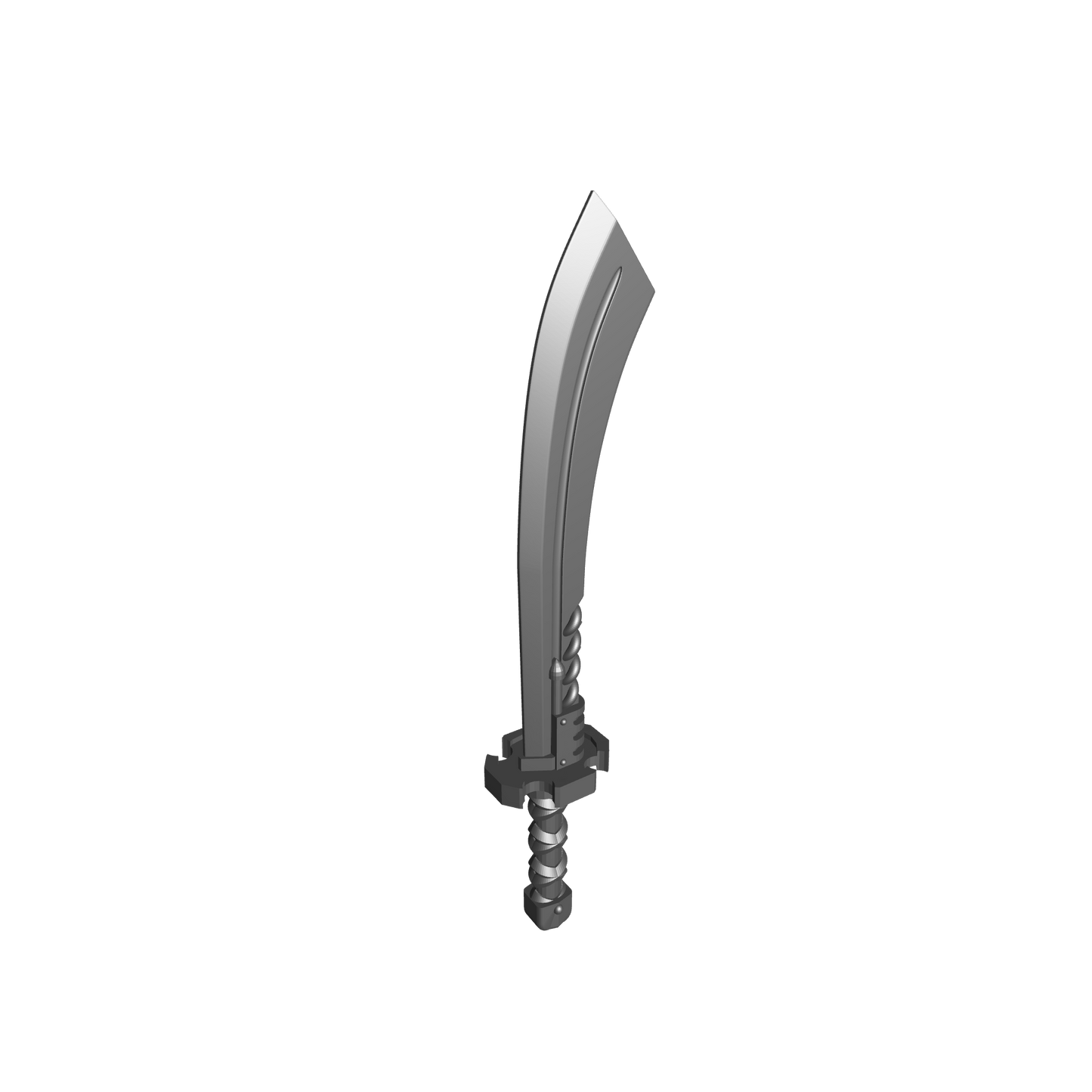 Tempest Warrior Order Energy Sword Falchion compatible with McFarlane Toys 7-inch armored action figures custom resin weapon