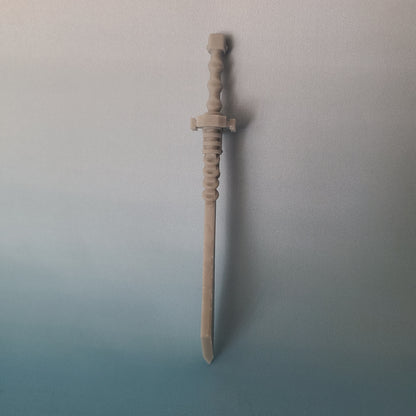 Tempest Warrior Order Energy Sword Falchion compatible with McFarlane Toys 7-inch armored action figures custom resin weapon