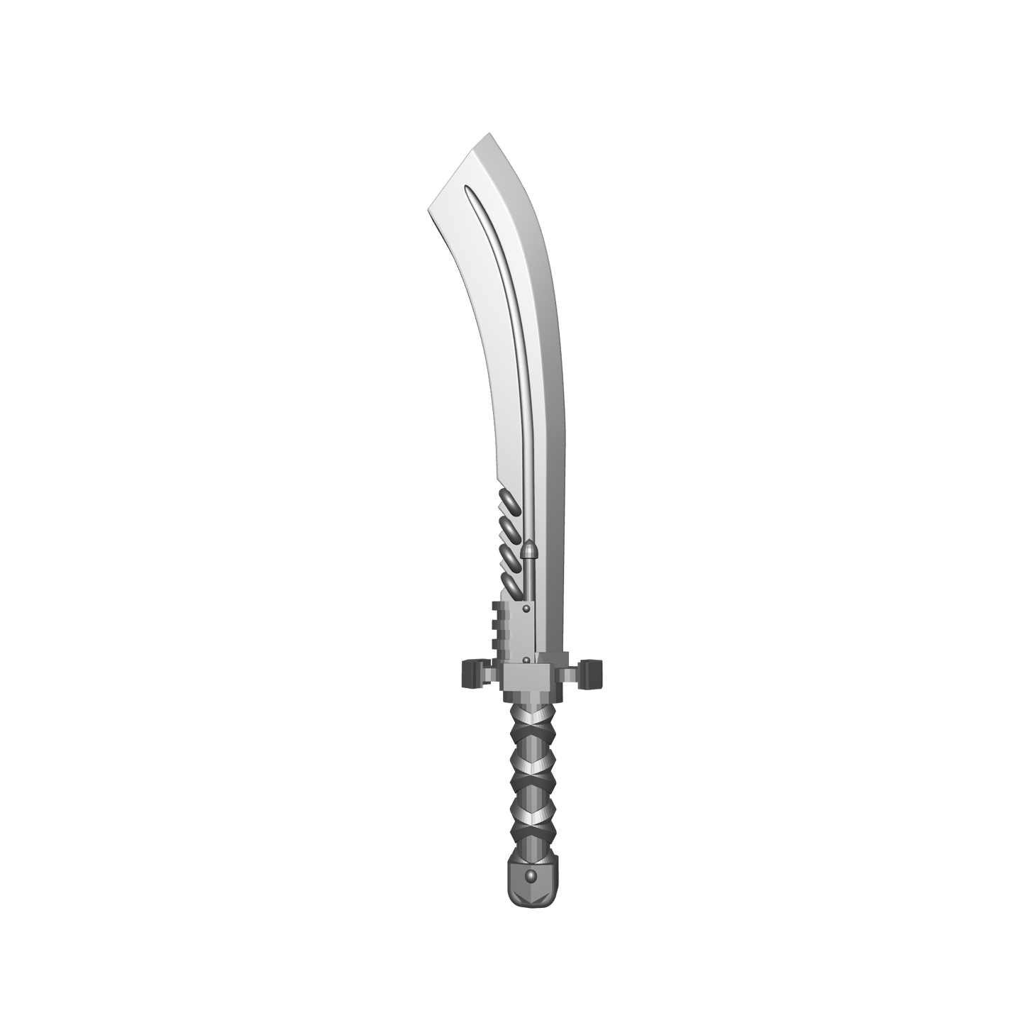 Tempest Warrior Order Energy Sword Falchion compatible with McFarlane Toys 7-inch armored action figures custom resin weapon