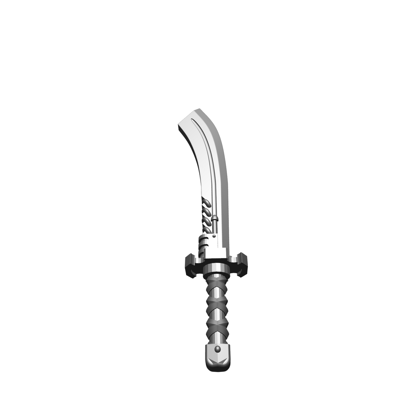 Tempest Warrior Order Energy Sword Falchion compatible with McFarlane Toys 7-inch armored action figures custom resin weapon