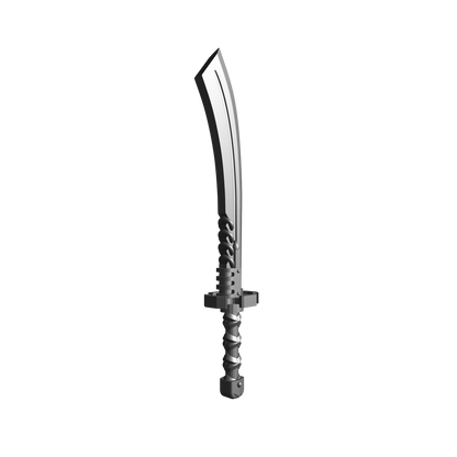 Tempest Warrior Order Energy Sword Falchion compatible with McFarlane Toys 7-inch armored action figures custom resin weapon