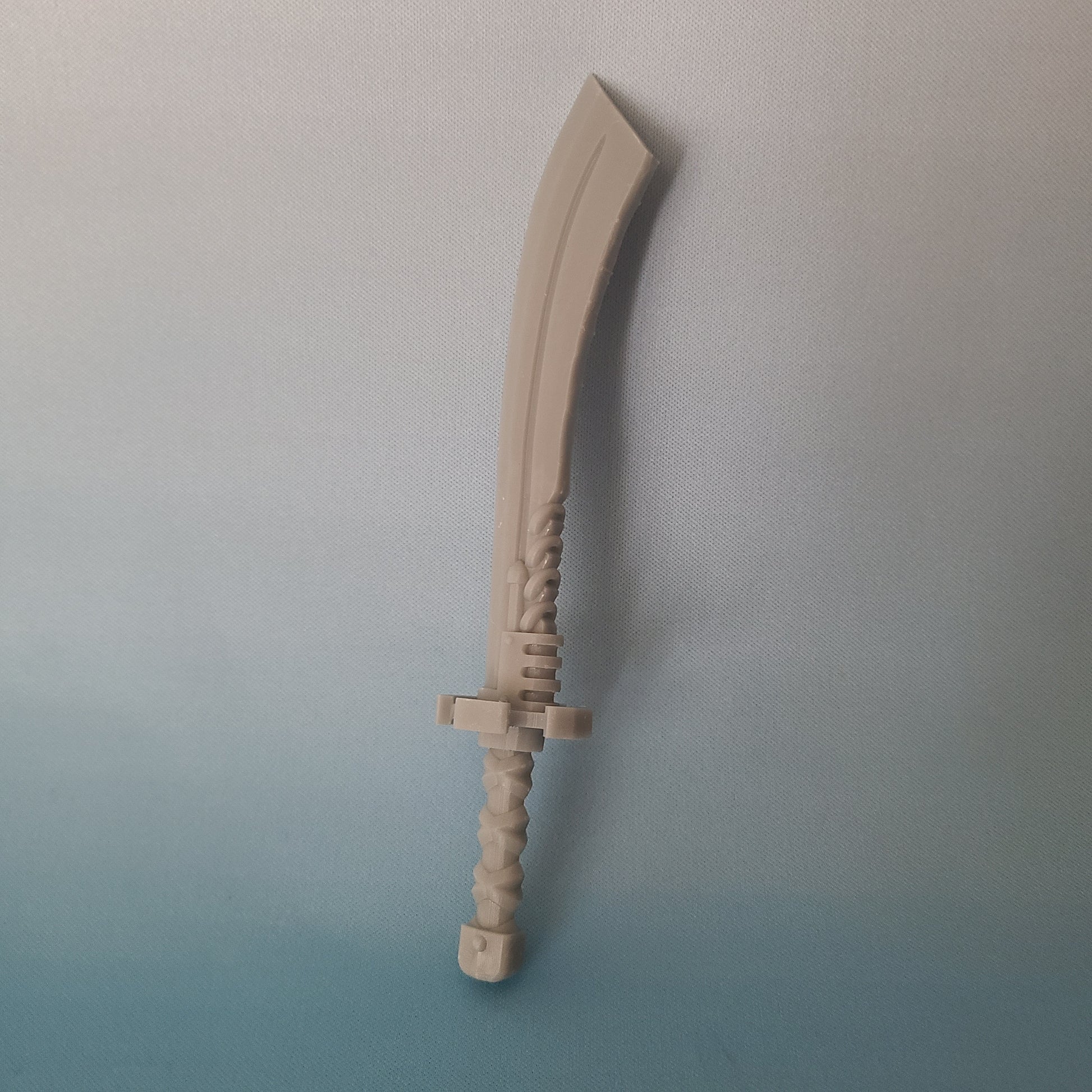 Tempest Warrior Order Energy Sword Falchion compatible with McFarlane Toys 7-inch armored action figures custom resin weapon