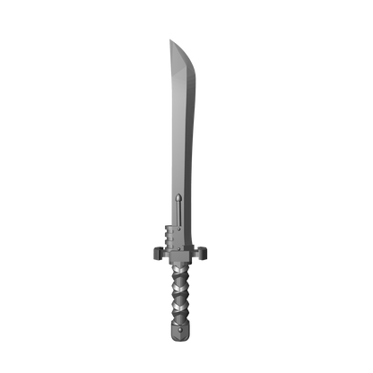 Tempest Warrior Order Energy Sword Katana compatible with McFarlane Toys 7-inch armored action figures custom resin weapon