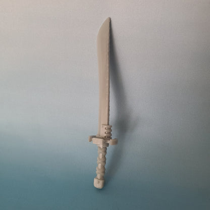 Tempest Warrior Order Energy Sword Katana compatible with McFarlane Toys 7-inch armored action figures custom resin weapon