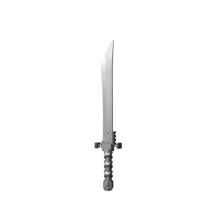 Tempest Warrior Order Energy Sword Katana compatible with McFarlane Toys 7-inch armored action figures custom resin weapon