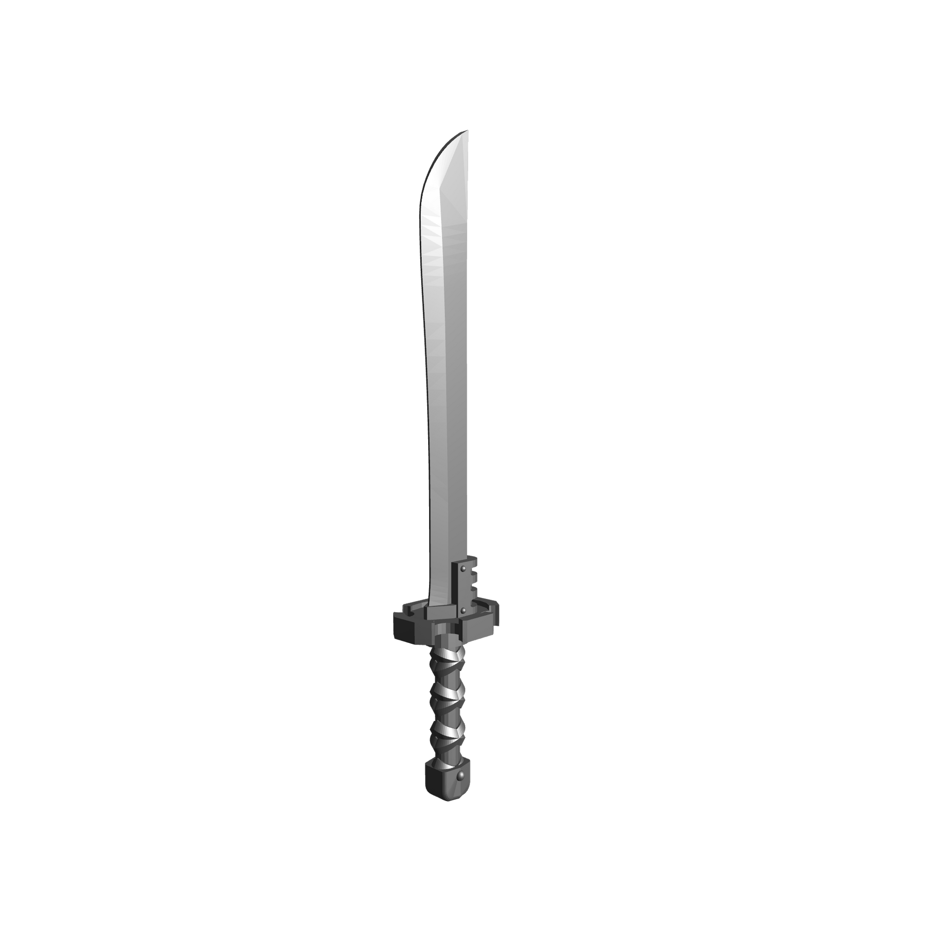 Tempest Warrior Order Energy Sword Katana compatible with McFarlane Toys 7-inch armored action figures custom resin weapon