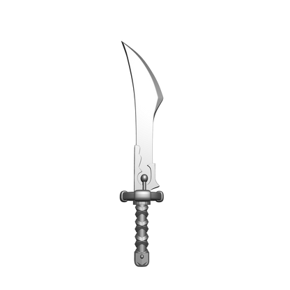 Tempest Warrior Order Mongolian Energy Sword compatible with McFarlane Toys 7-inch armored action figures custom resin close-combat weapon