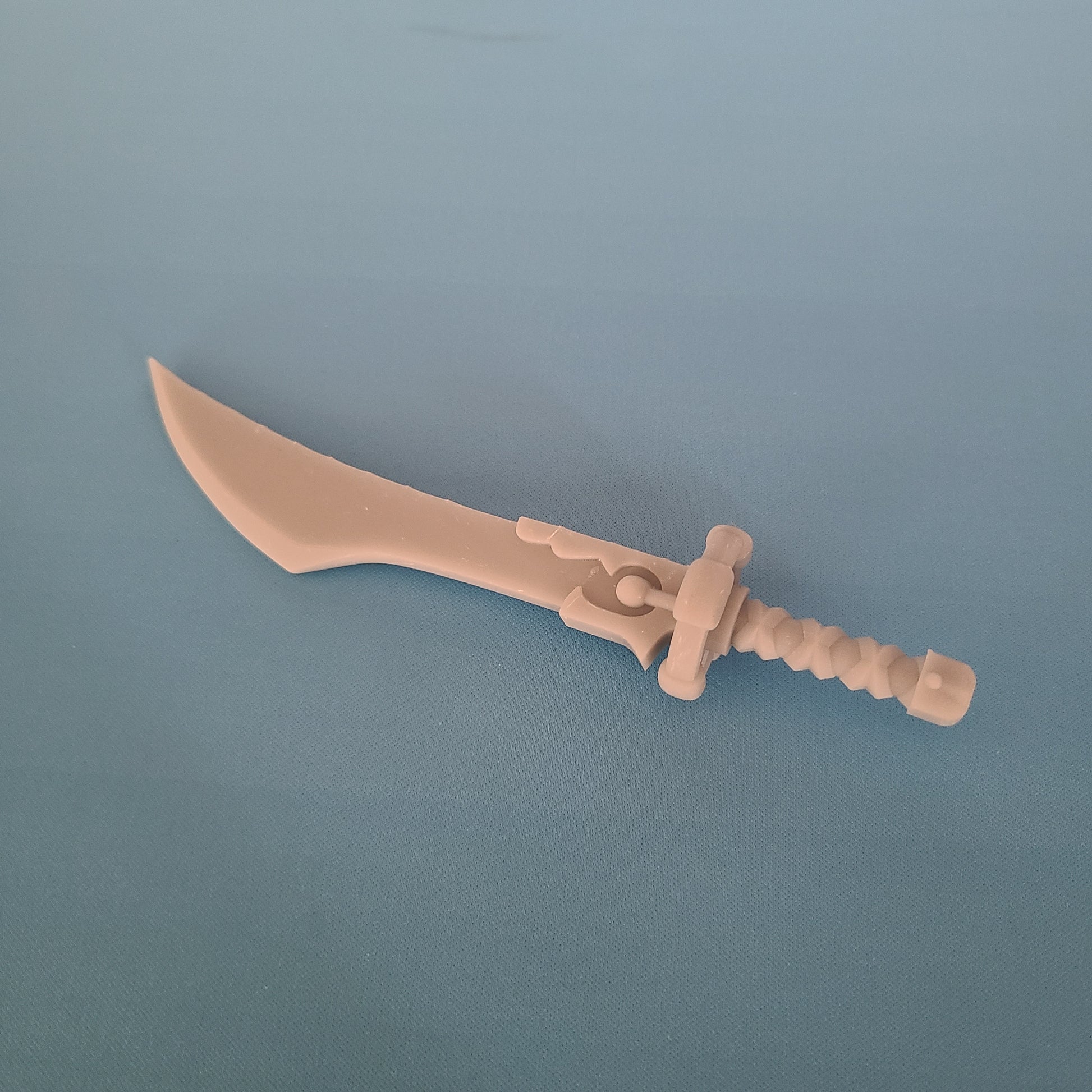 Tempest Warrior Order Mongolian Energy Sword compatible with McFarlane Toys 7-inch armored action figures custom resin close-combat weapon