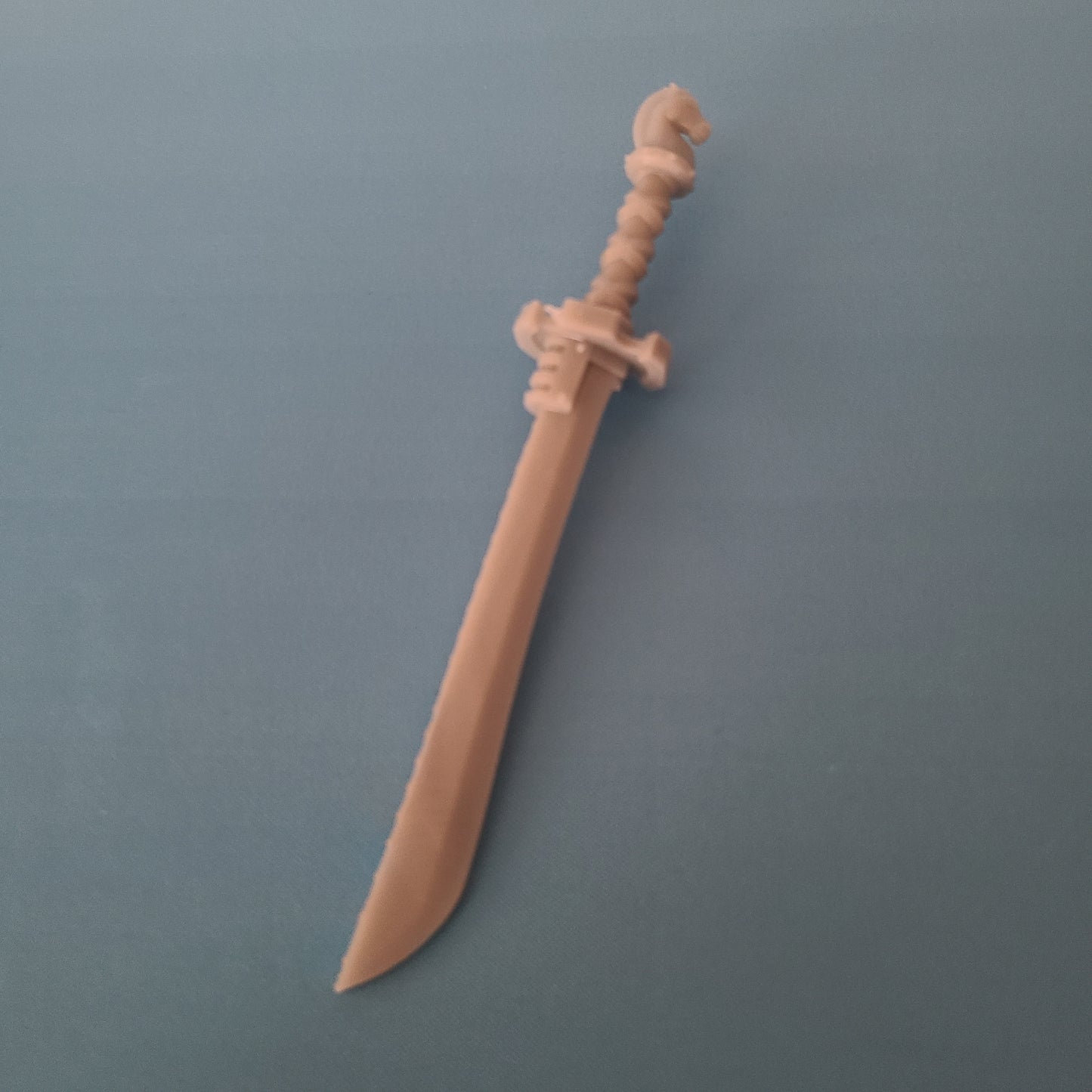 Tempest Warrior Order sword katana with horse head pommel compatible with McFarlane Toys 7-inch armored action figures custom resin weapon