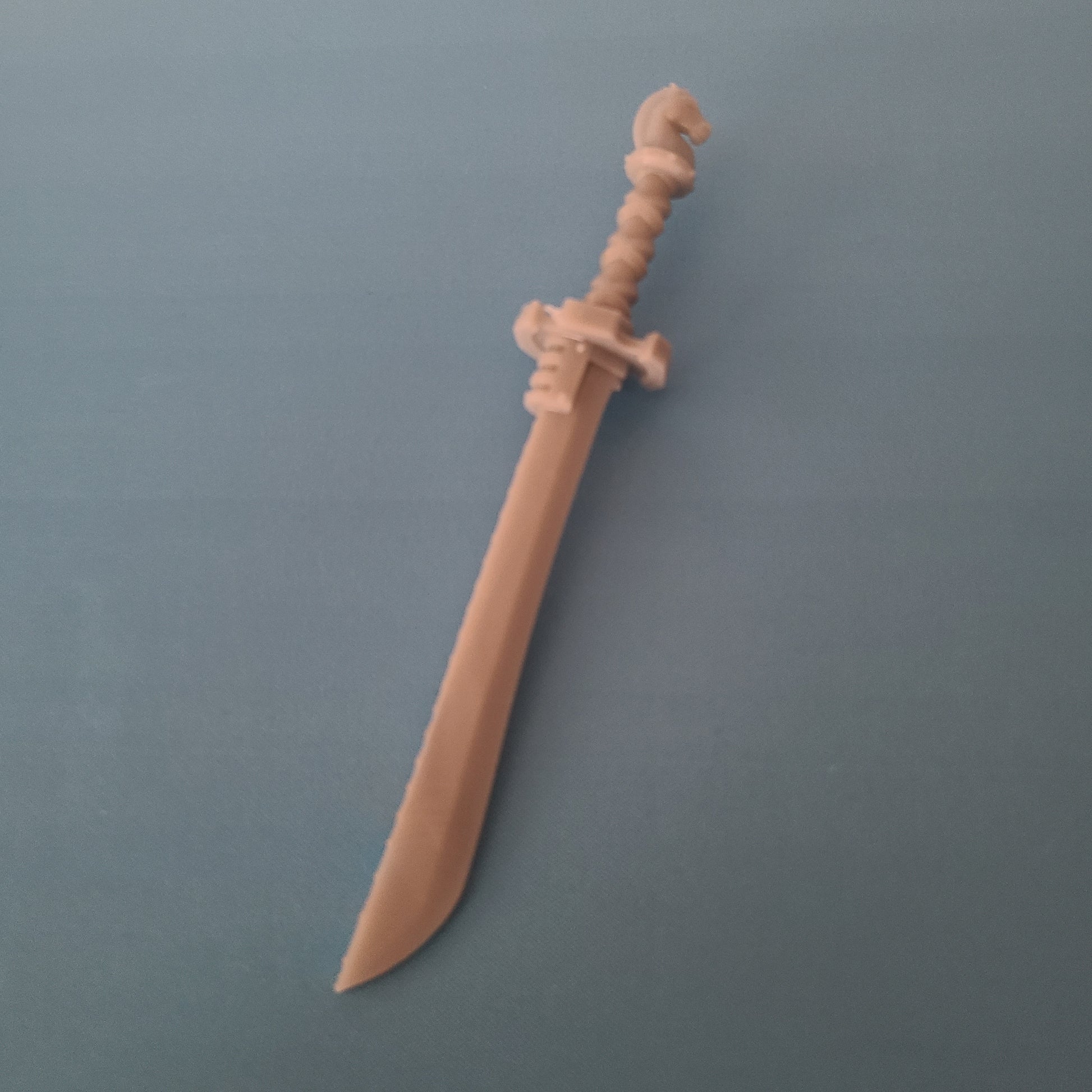 Tempest Warrior Order sword katana with horse head pommel compatible with McFarlane Toys 7-inch armored action figures custom resin weapon