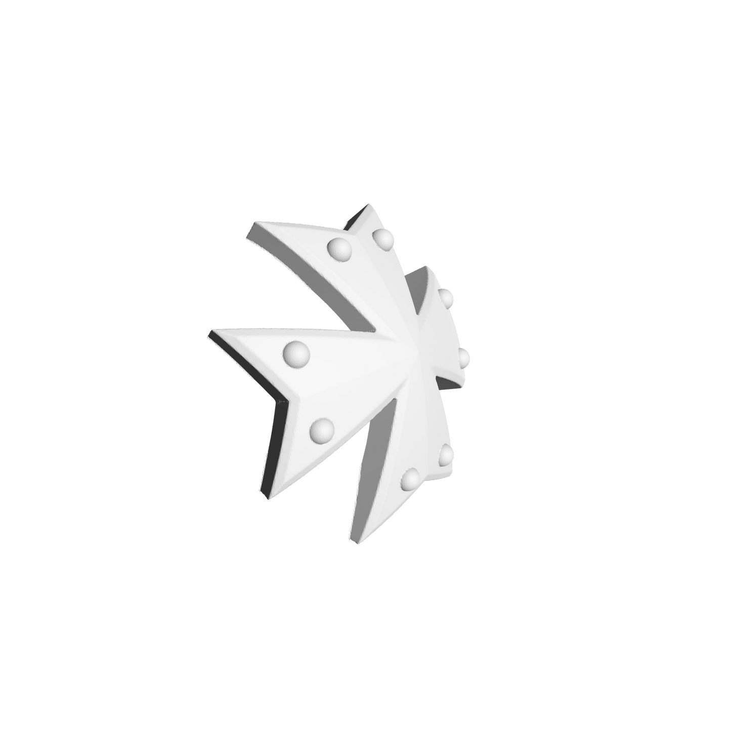 Templar Knights Warrior Order Cross Studded Shoulder Pad Decal custom resin insignia compatible with McFarlane Toys 7-inch armored action figures.