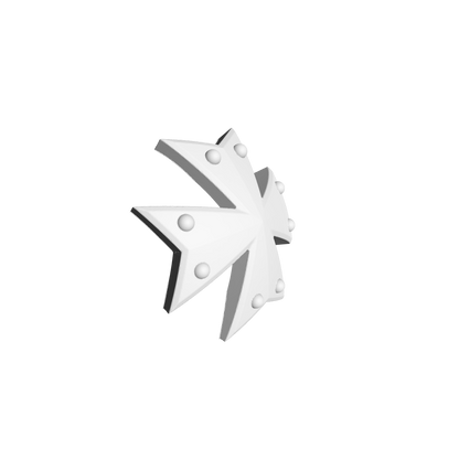 Templar Knights Warrior Order Cross Studded Shoulder Pad Decal custom resin insignia compatible with McFarlane Toys 7-inch armored action figures.